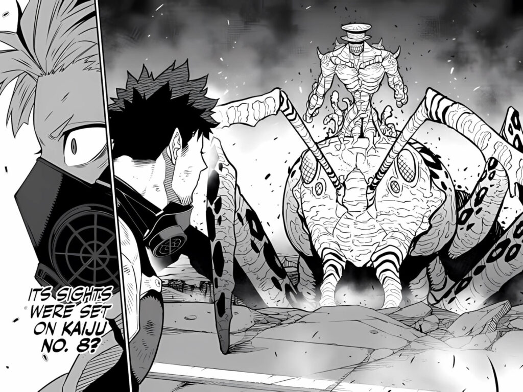Kafka Hibino vs. The Mysterious Humanoid Kaiju