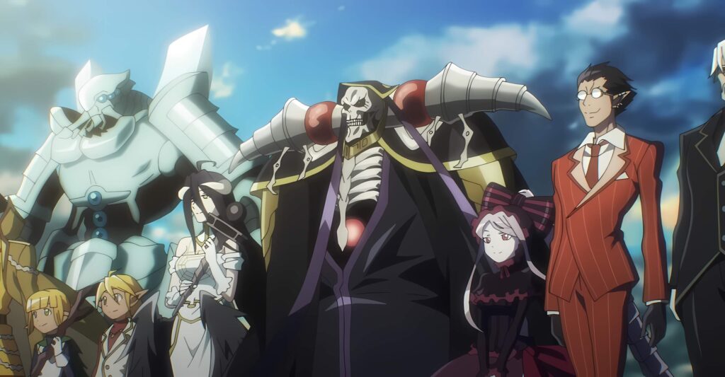 Overload anime characters